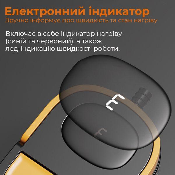 Портативный паровой очиститель чёрный с 4 насадками и регулятором температуры TC-SC-003 фото
